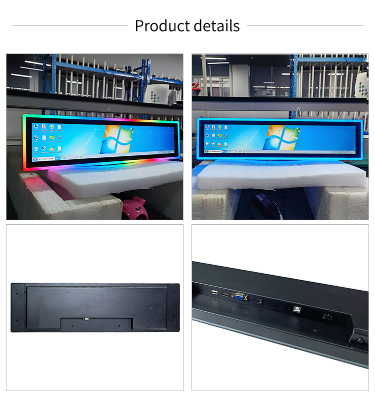 24” LED Framed Stretched PCAP Touch Monitor - Image 3